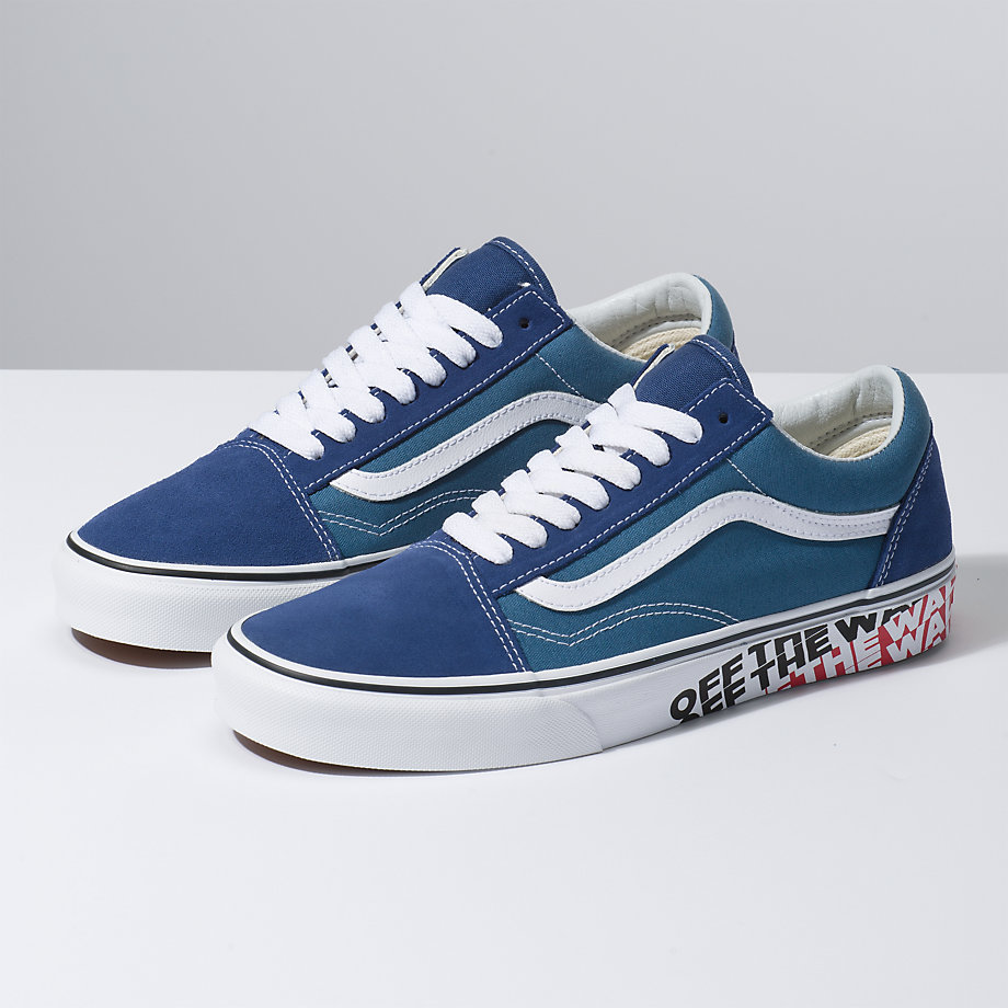 Vans Bayan Spor Ayakkabı OTW Sidewall Old Skool Lacivert/Lacivert | 61556-931